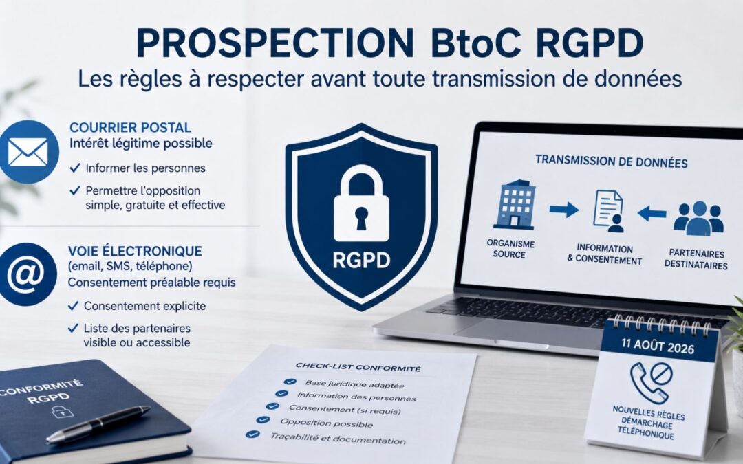 Prospection BtoC : les r&egrave;gles RGPD pour transmettre des donn&eacute;es &agrave; vos partenaires