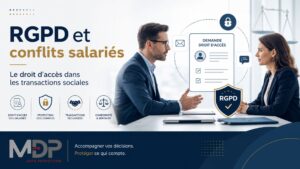 RGPD conflits salariés et demande de droit d’accès lors d’une transaction sociale.