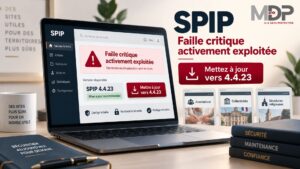 Faille SPIP critique activement exploitée nécessitant une mise à jour vers la version 4.4.23