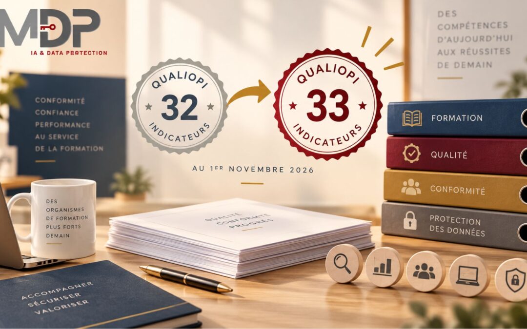 Nouveau r&eacute;f&eacute;rentiel Qualiopi 2026 avec passage de 32 &agrave; 33 indicateurs &agrave; partir du 1er novembre 2026