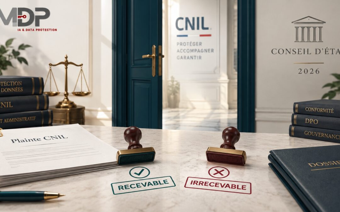 Recevabilité réclamation CNIL à la lumière de deux décisions du Conseil d’État rendues en 2026