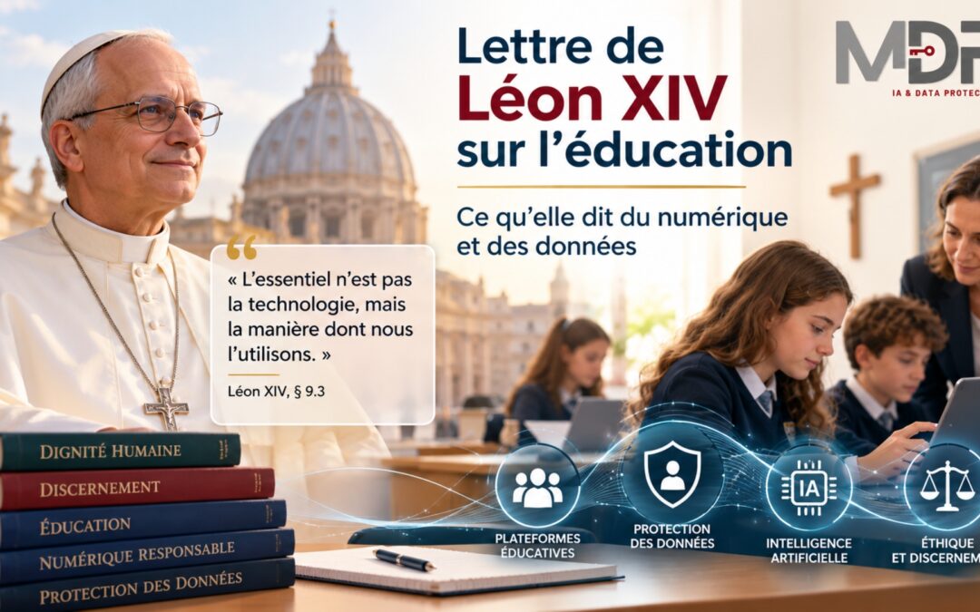 Lettre de L&eacute;on XIV sur l'&eacute;ducation et enjeux du num&eacute;rique, de l'IA et des donn&eacute;es