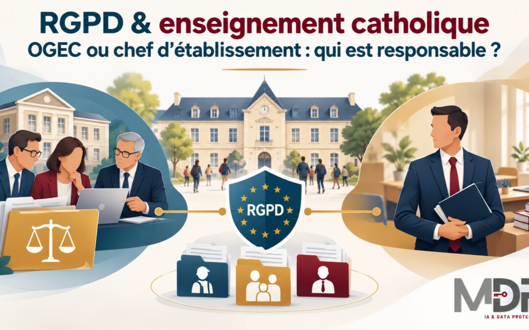 RGPD dans l&rsquo;enseignement catholique : OGEC et chef d&rsquo;&eacute;tablissement face &agrave; leurs responsabilit&eacute;s