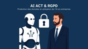 Illustration représentant l’optimisation des tâches par l’intelligence artificielle en entreprise