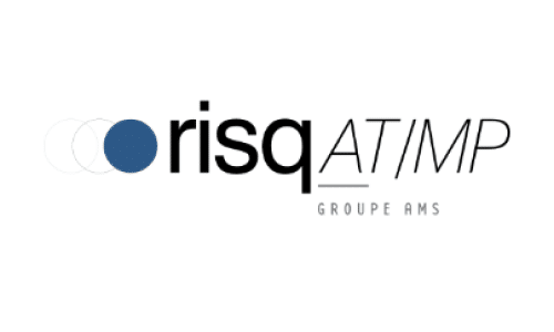 Logo du service RISQ ATIMP du Groupe AMS, expert en prévention des risques professionnels