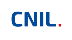 Logo officiel de la CNIL en bleu avec point rouge