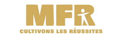 Logo MFR avec slogan “Cultivons les réussites” en doré
