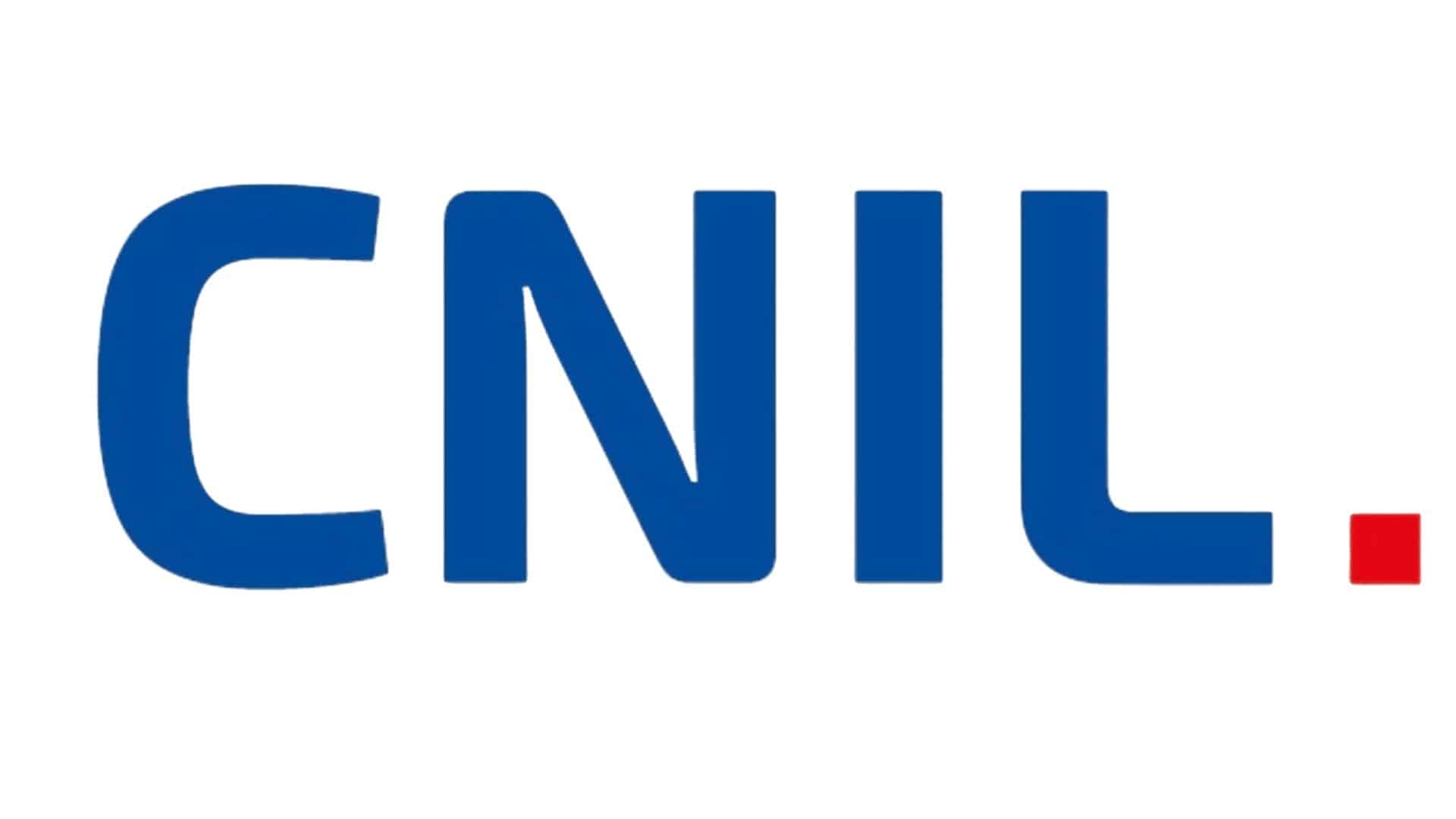 Logo officiel de la CNIL en bleu avec point rouge